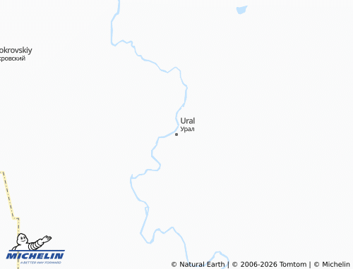 MICHELIN-Landkarte Ural - ViaMichelin