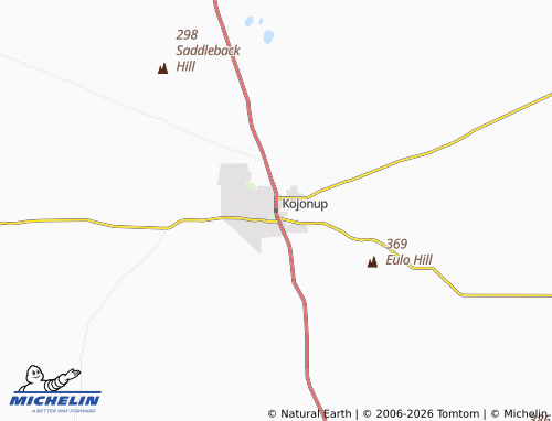 Mapa MICHELIN Kojonup - ViaMichelin