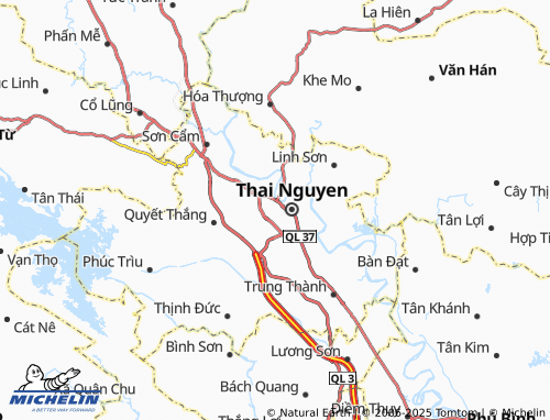 MICHELIN-Landkarte Hoàng Văn Thụ - ViaMichelin