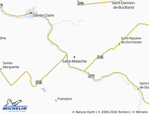 Mapa MICHELIN Saint-Malachie - ViaMichelin