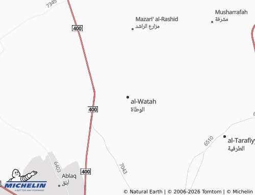 MICHELIN-Landkarte al-Watah - ViaMichelin