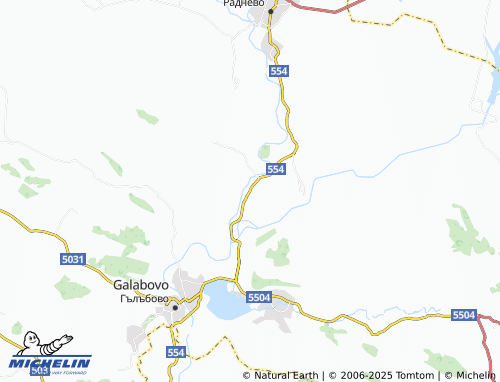 MICHELIN Lyubenovo map - ViaMichelin