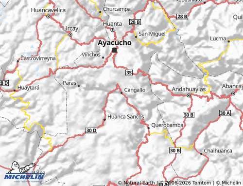 Mapa MICHELIN Cangallo - ViaMichelin