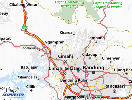 MICHELIN Cipageran map - ViaMichelin