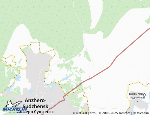 MICHELIN Bezlesnyy map - ViaMichelin