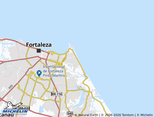 MICHELIN Praia do Futuro I map - ViaMichelin