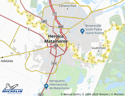 Mappa MICHELIN Valle Escondido - ViaMichelin