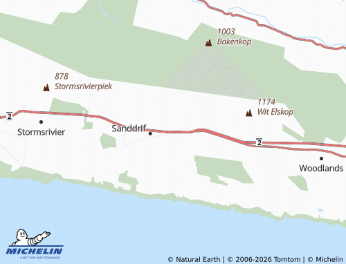 MICHELIN-Landkarte Pineview - ViaMichelin