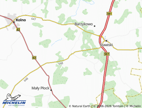 MICHELIN Poryte map - ViaMichelin