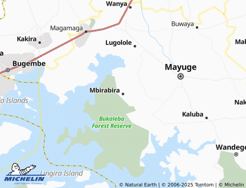 MICHELIN Mbirabira map - ViaMichelin