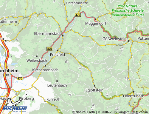MICHELIN Wannbach map - ViaMichelin