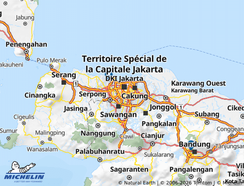 MICHELIN Jakarta Selatan map - ViaMichelin