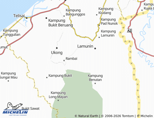 Mappa MICHELIN Kampung Panchung - ViaMichelin