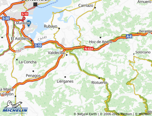 Kaart MICHELIN Ceceñas - ViaMichelin