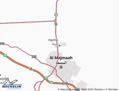 MICHELIN Harmah map - ViaMichelin