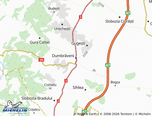 Mappa MICHELIN Dumbrăveni - ViaMichelin