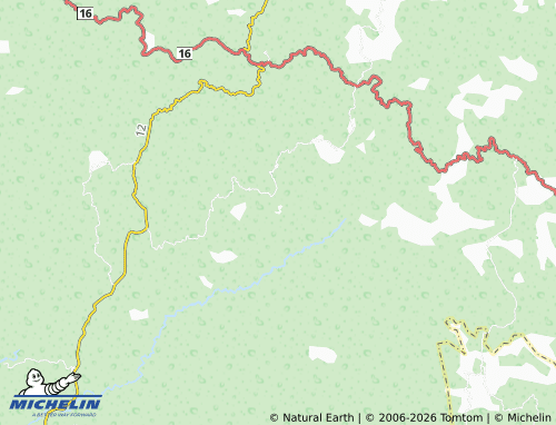 MICHELIN Guadalupe de Tayopa map - ViaMichelin