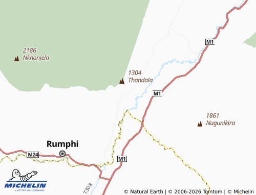 MICHELIN Ng'onga map - ViaMichelin
