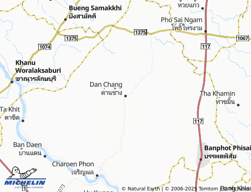 MICHELIN Dan Chang map - ViaMichelin