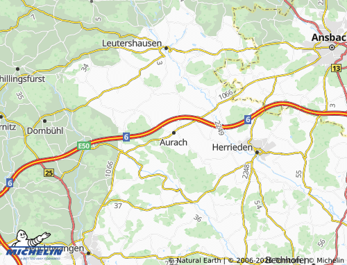 Mappa MICHELIN Aurach - ViaMichelin