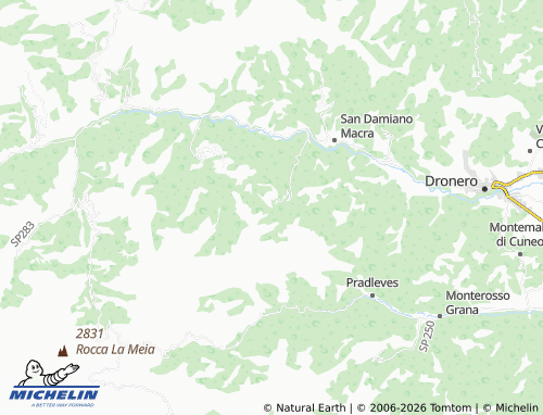 Mapa MICHELIN Saretto - ViaMichelin