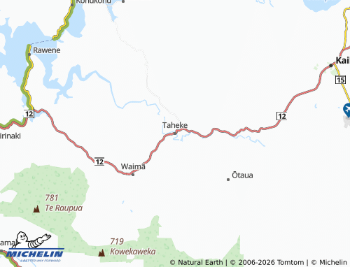 Mapa MICHELIN Taheke - ViaMichelin