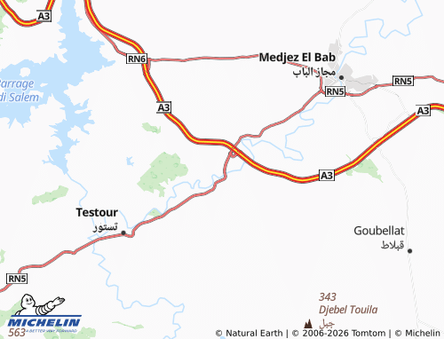 Carte MICHELIN Sidi Hader - ViaMichelin