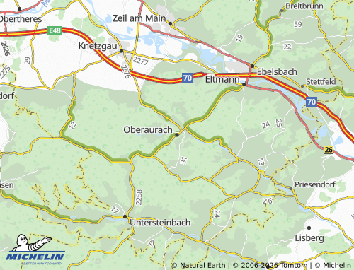 Mappa MICHELIN Oberaurach - ViaMichelin