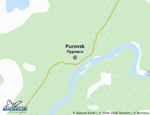 MICHELIN-Landkarte Purovsk - ViaMichelin