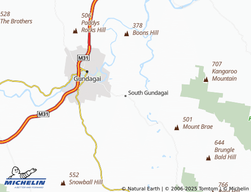 MICHELIN South Gundagai map - ViaMichelin