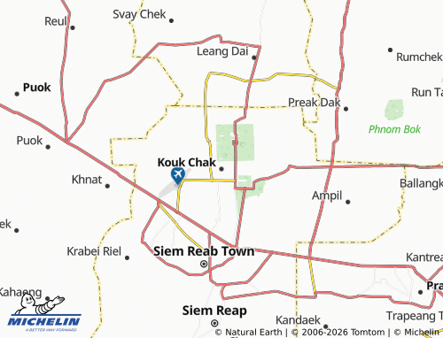 Mapa MICHELIN Kouk Chak - ViaMichelin