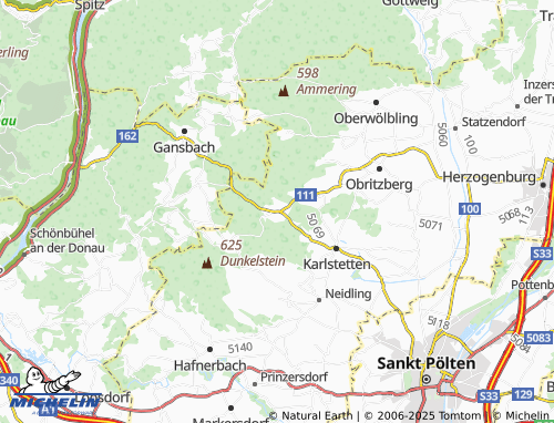 MICHELIN-Landkarte Weyersdorf - ViaMichelin