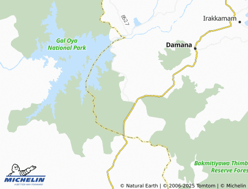 MICHELIN Kivulegama map - ViaMichelin