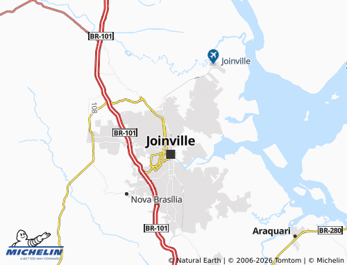 Mappa MICHELIN Saguaçú - ViaMichelin