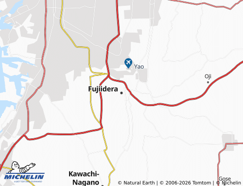 MICHELIN Fujiidera map - ViaMichelin