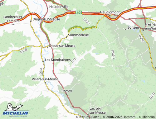 Mappa MICHELIN Rupt-en-Woëvre - ViaMichelin