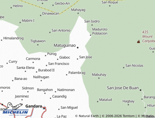 MICHELIN San Jose map - ViaMichelin