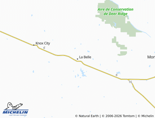 Carte MICHELIN La Belle - ViaMichelin