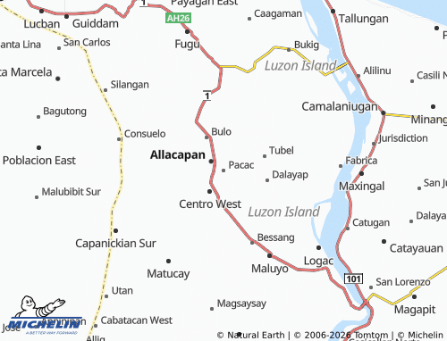 MICHELIN Pacac map - ViaMichelin