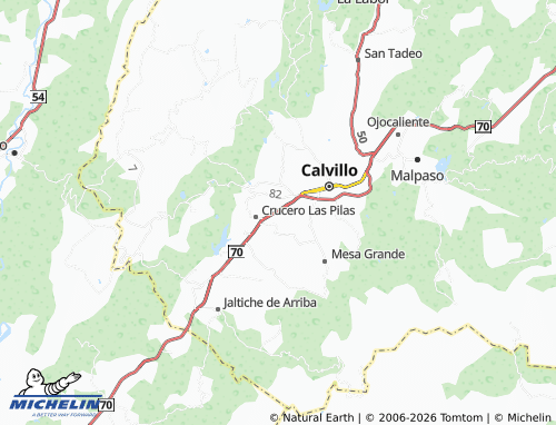 Mappa MICHELIN Fraccionamiento Valle Huejúcar - ViaMichelin