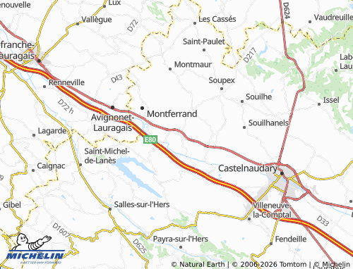 MICHELIN Labastide-d'Anjou map - ViaMichelin