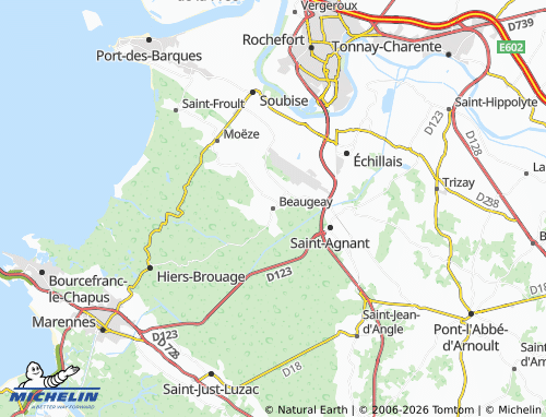Mapa MICHELIN Beaugeay - ViaMichelin