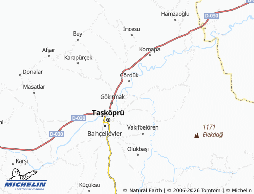 MICHELIN Aşağıemerce map - ViaMichelin