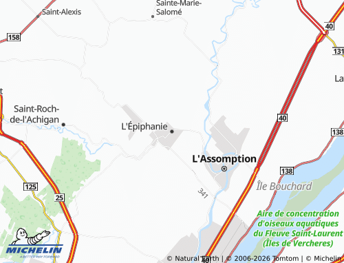 MICHELIN L'Épiphanie map - ViaMichelin