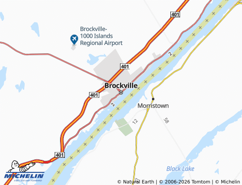 Mappa MICHELIN Brockville - ViaMichelin