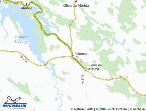 MICHELIN-Landkarte Palomas - ViaMichelin