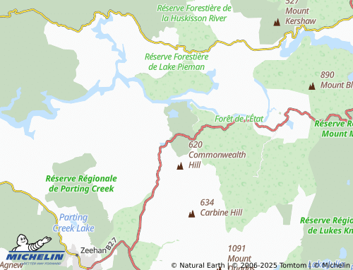 MICHELIN Renison Bell map - ViaMichelin