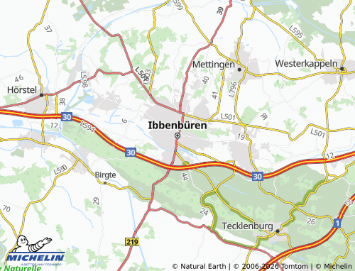 Kaart MICHELIN Ibbenbüren - ViaMichelin