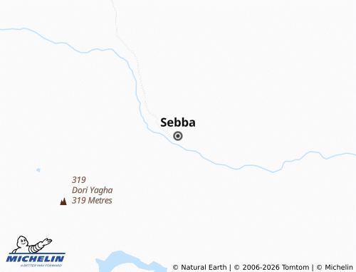 Mappa MICHELIN Sebba - ViaMichelin