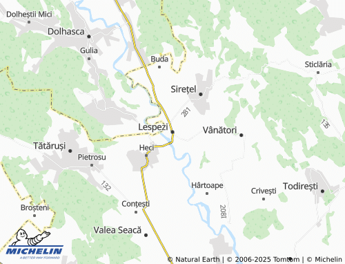 MICHELIN Lespezi map - ViaMichelin